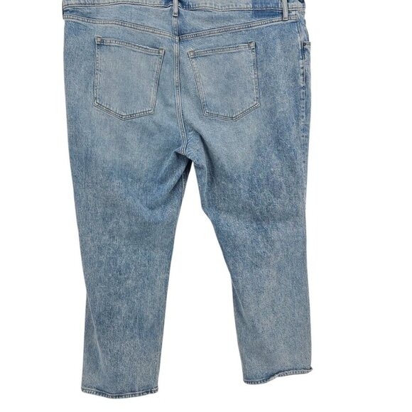 Abercrombie & Fitch Womens Plus Size 24S The 90's Straight Ultra High Rise Jeans - Picture 4 of 13